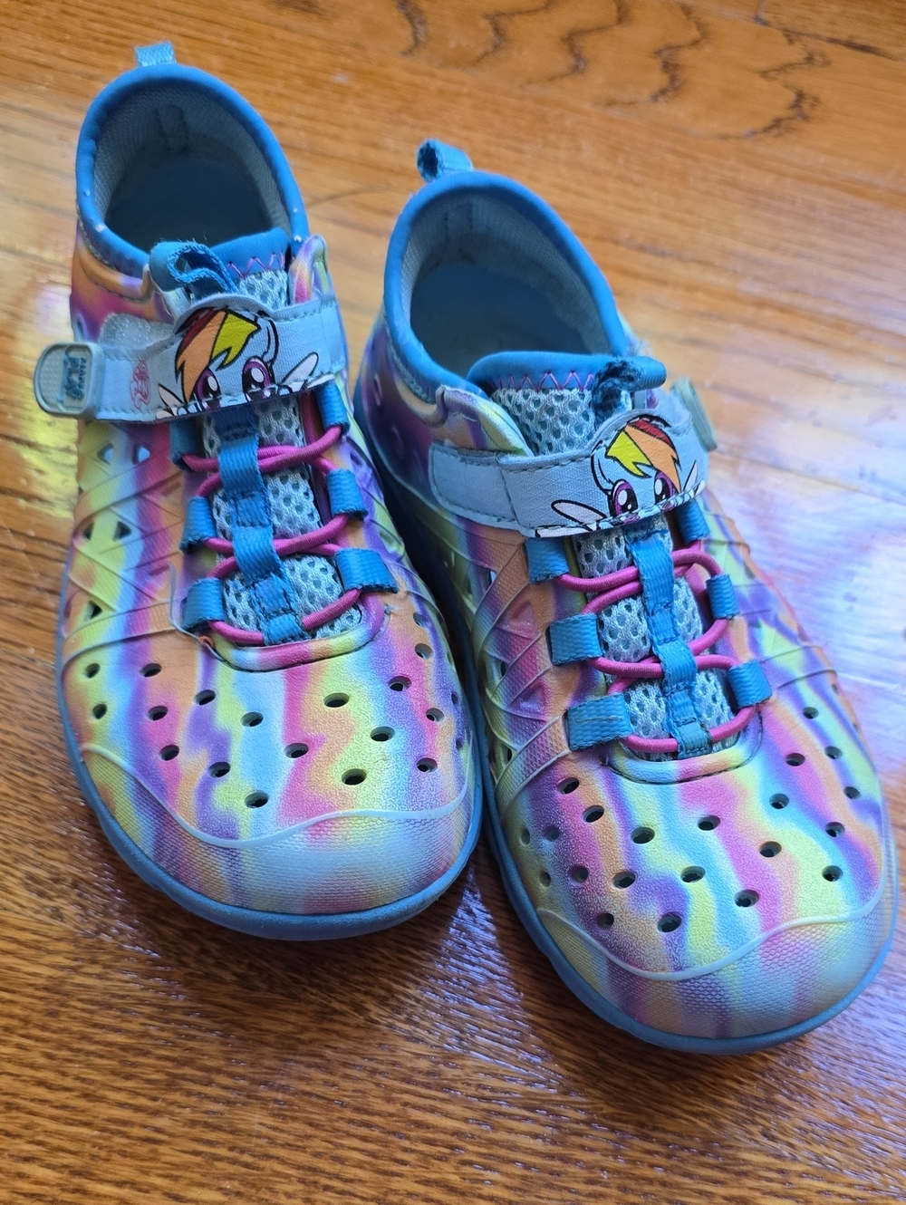 Stride Rite Size 11 Rainbow Dash Sneaker Sandals Made 2 Play